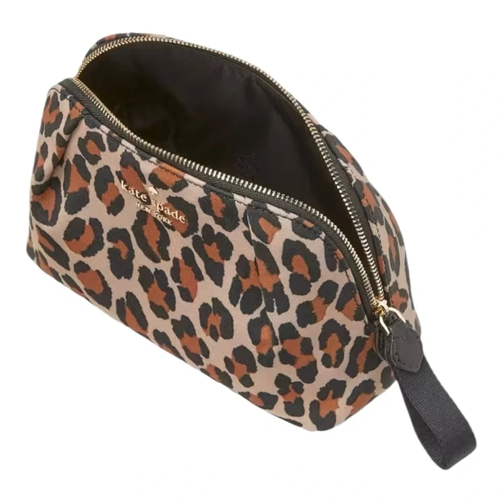 Kate Spade Leopard Cosmetic Bag - Picture 2 of 7
